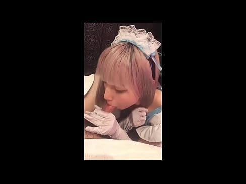 ❤️ جاپاني بت [میوکا]، د فرانسوي نوکرۍ جامې، لومړۍ برخه، بلو جاب او د لوشن سره ټوکر په موږ